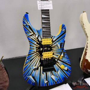 2025 NAMM FMIC #519 Jackson Custom Shop USA Special Edition Shattered Glass Soloist HH Floyd Rose (Pre-order) - Image 4