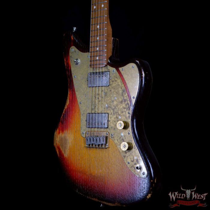 Paoletti Handmade Guitars 112 3-Tone Sunburst HH Art. PW1122PAF - Image 2