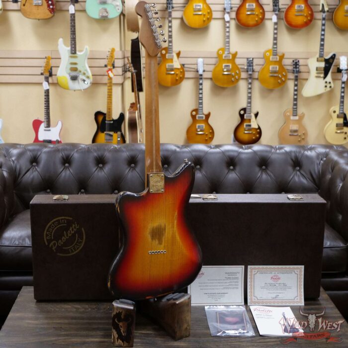 Paoletti Handmade Guitars 112 3-Tone Sunburst HH Art. PW1122PAF - Image 9