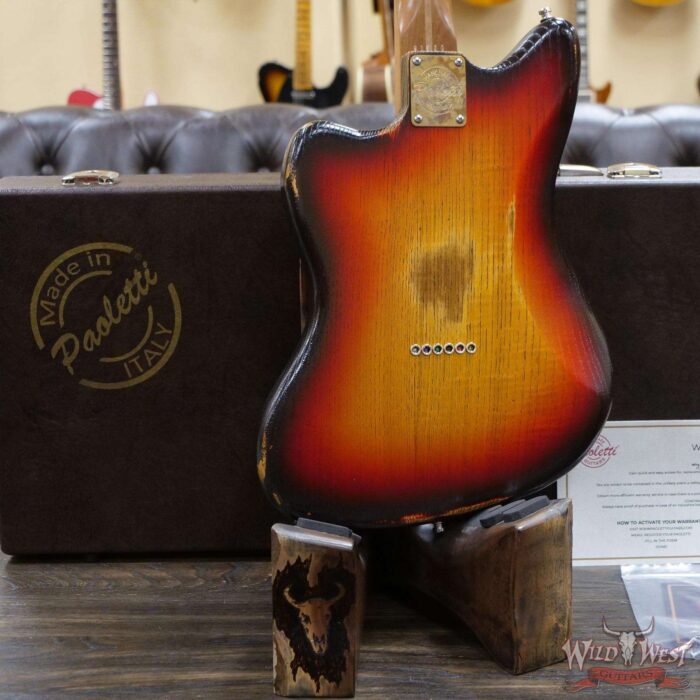 Paoletti Handmade Guitars 112 3-Tone Sunburst HH Art. PW1122PAF - Image 11