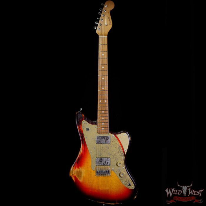 Paoletti Handmade Guitars 112 3-Tone Sunburst HH Art. PW1122PAF - Image 3
