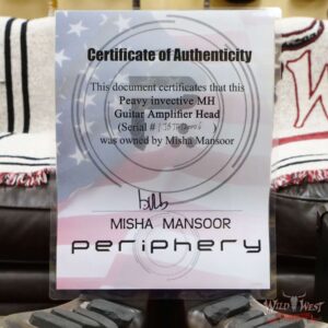 Peavy invective.MH Mini Amp Head Owned by Misha Mansoor (Periphery) - Image 5