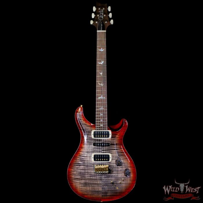 Paul Reed Smith PRS Wood Library 10 Top Modern Eagle V ME5 Flame Maple Neck Brazilian Rosewood Fingerboard Charcoal Cherry Burst 8.15 LBS (US Only / No International Shipping) - Image 3