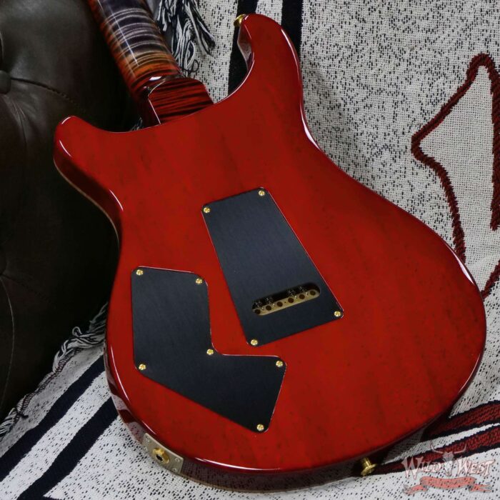Paul Reed Smith PRS Wood Library 10 Top Modern Eagle V ME5 Flame Maple Neck Brazilian Rosewood Fingerboard Charcoal Cherry Burst 8.15 LBS (US Only / No International Shipping) - Image 11