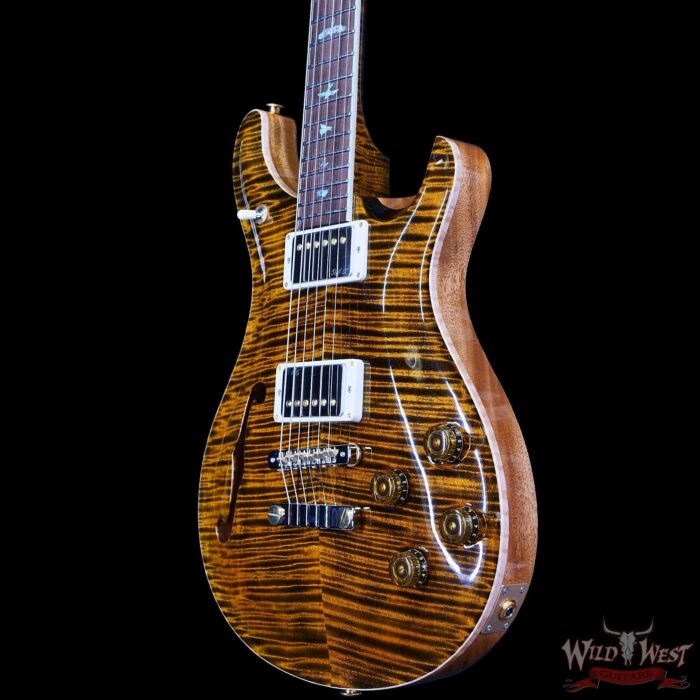 PRS Wild West Guitars 25th Anniversary Limited Run Wood Library Artist Package McCarty 594 Semi-Hollow Tiger Eye (Private Stock Color) 6.45 LBS (US Only / No International Shipping) - Image 2
