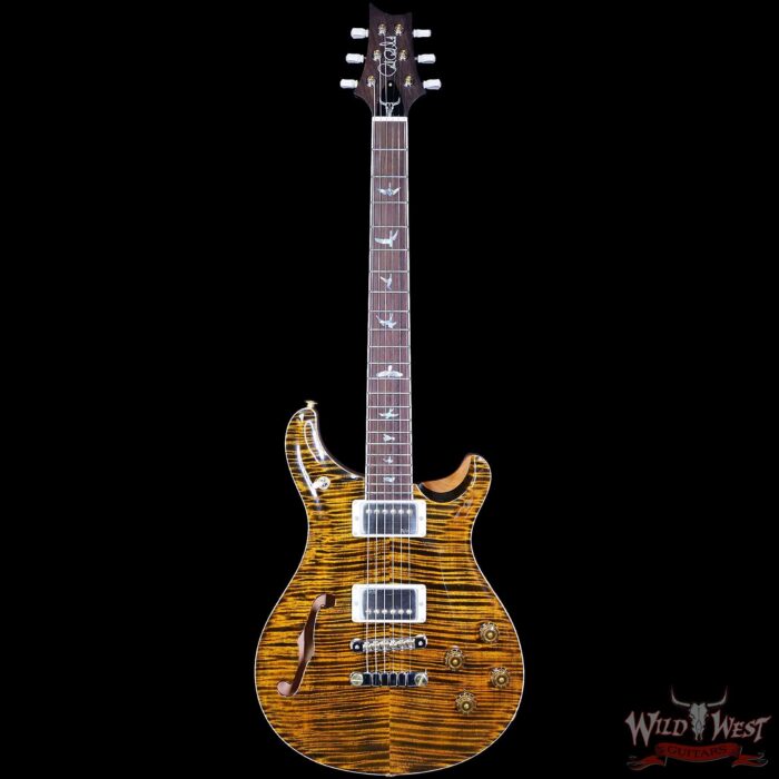 PRS Wild West Guitars 25th Anniversary Limited Run Wood Library Artist Package McCarty 594 Semi-Hollow Tiger Eye (Private Stock Color) 6.45 LBS (US Only / No International Shipping) - Image 3