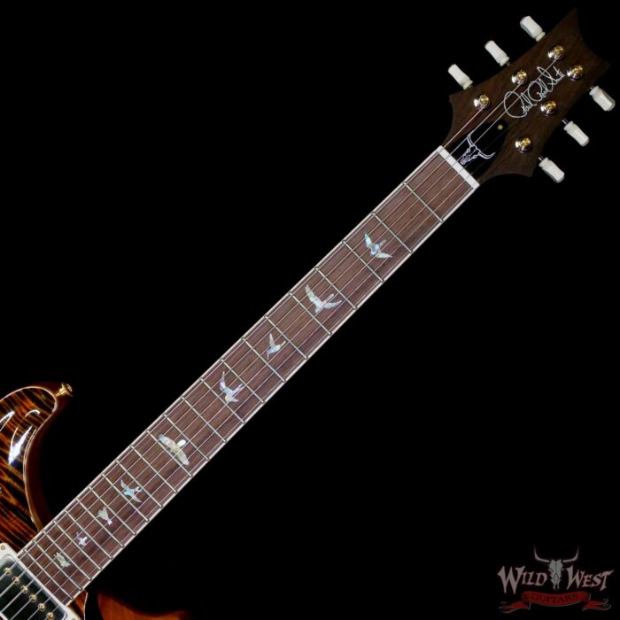 PRS Wild West Guitars 25th Anniversary Limited Run Wood Library Artist Package McCarty 594 Semi-Hollow Tiger Eye (Private Stock Color) 6.45 LBS (US Only / No International Shipping) - Image 4