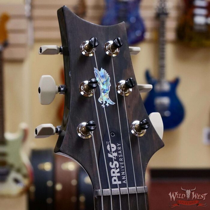 Paul Reed Smith PRS Core 40th Anniversary Custom 24 Limited Edition Sub Zero Smokeburst 7.70 lbs - Image 7