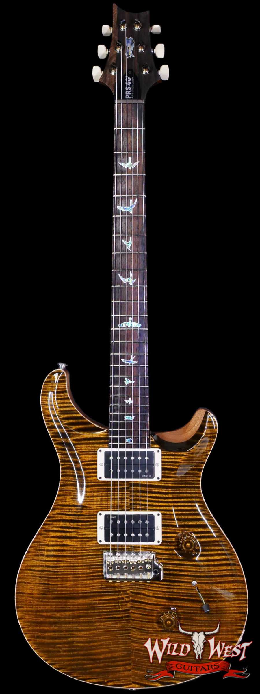 prs-0407064-main__wwg_large.jpg Paul Reed Smith PRS Core 40th Anniversary Custom 24 Limited Edition Tiger Eye 7.80 lbs - Image 1