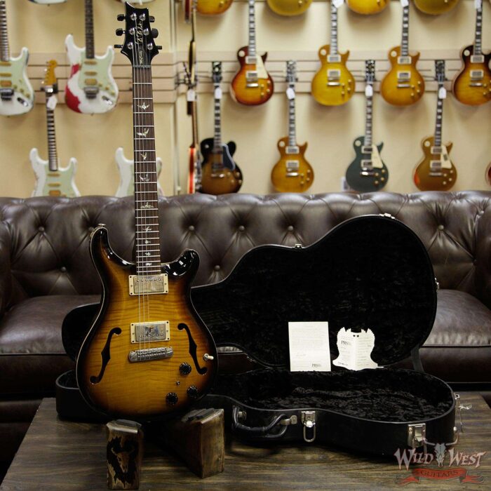 2000 Paul Reed Smith PRS 10 Top Hollowbody Piezo Rosewood Fingerboard Tobacco Burst - Image 2