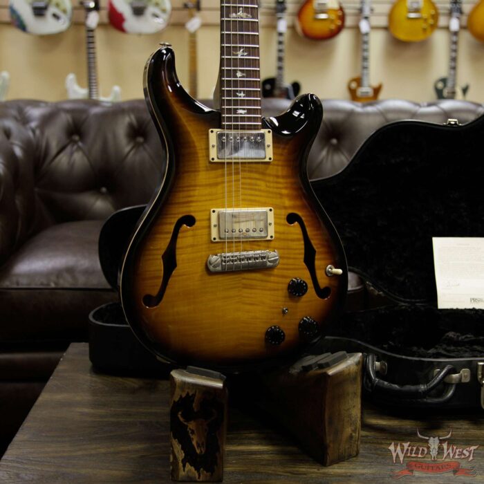 2000 Paul Reed Smith PRS 10 Top Hollowbody Piezo Rosewood Fingerboard Tobacco Burst - Image 9