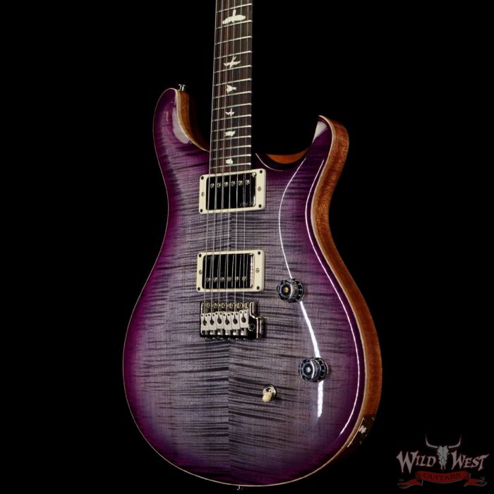 Paul Reed Smith PRS Wild West Guitars 2023 Special Run CE 24 Painted Black Neck 57/08 Pickups Faded Grey Black Purple Burst - Image 2