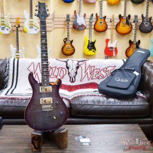 Paul Reed Smith PRS Wild West Guitars 2023 Special Run CE 24 Painted Black Neck 57/08 Pickups Faded Grey Black Purple Burst - Image 5