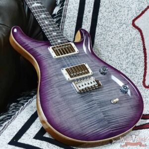 Paul Reed Smith PRS Wild West Guitars 2023 Special Run CE 24 Painted Black Neck 57/08 Pickups Faded Grey Black Purple Burst - Image 7