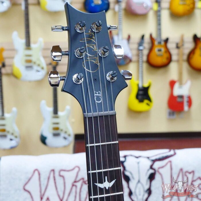 Paul Reed Smith PRS Wild West Guitars 2023 Special Run CE 24 Painted Black Neck 57/08 Pickups Amber - Image 6