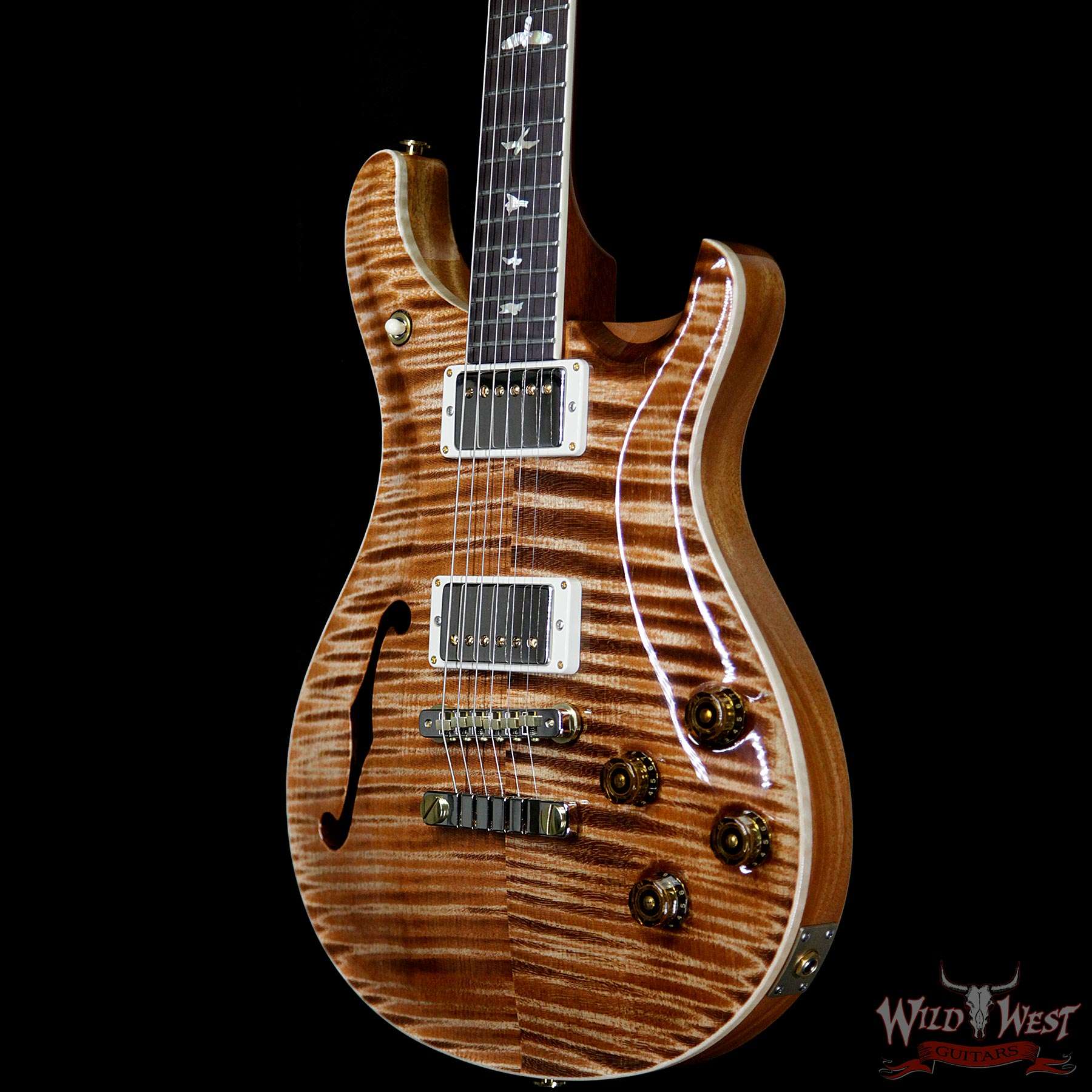 prs-20th-594sh-284148-br__wwg.jpg PRS Wild West Guitars 20th Anniversary Limited Run # 21 of 40 Wood Library Artist Package Semi-Hollow McCarty 594 Copperhead - Image 2