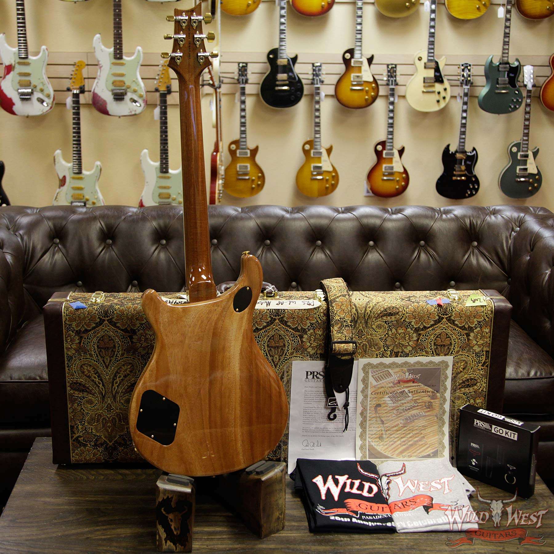 prs-20th-594sh-284148-d3__wwg.jpg PRS Wild West Guitars 20th Anniversary Limited Run # 21 of 40 Wood Library Artist Package Semi-Hollow McCarty 594 Copperhead - Image 14