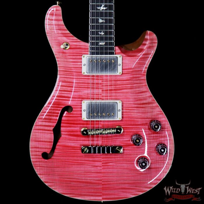 PRS Wild West Guitars 20th Anniversary Limited Run # 28 of 40 Wood Library Artist Package Semi-Hollow McCarty 594 Bonnie Pink - Image 3