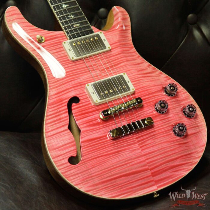 PRS Wild West Guitars 20th Anniversary Limited Run # 28 of 40 Wood Library Artist Package Semi-Hollow McCarty 594 Bonnie Pink - Image 12