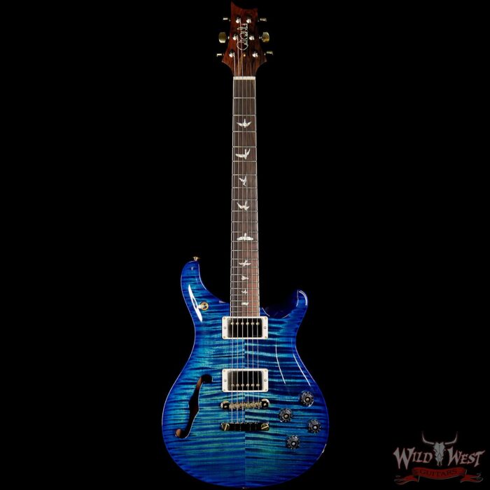 PRS Wild West Guitars 20th Anniversary Limited Run # 29 of 40 Wood Library Artist Package Semi-Hollow McCarty 594 River Blue Burst - Image 4