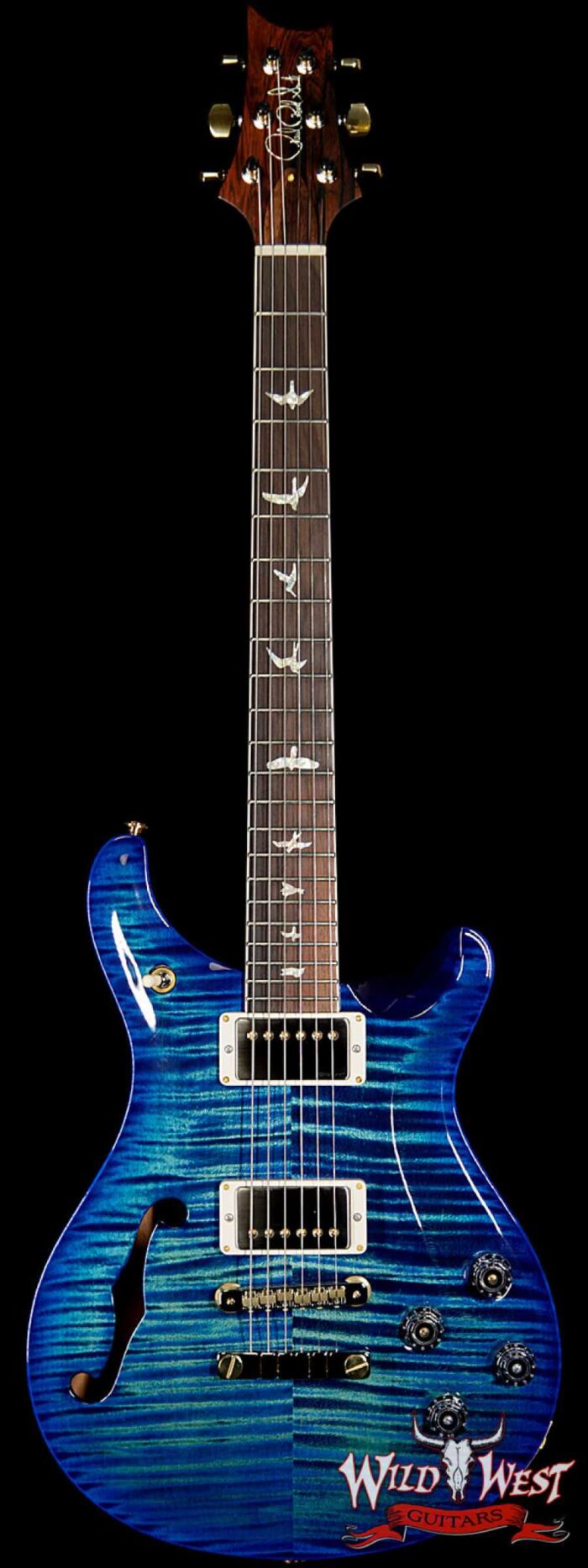 PRS Wild West Guitars 20th Anniversary Limited Run # 29 of 40 Wood Library Artist Package Semi-Hollow McCarty 594 River Blue Burst - Image 1