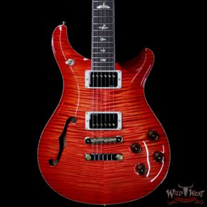 PRS Wild West Guitars 20th Anniversary Limited Run # 22 of 40 Wood Library Artist Package Semi-Hollow McCarty 594 Blood Orange - Image 3