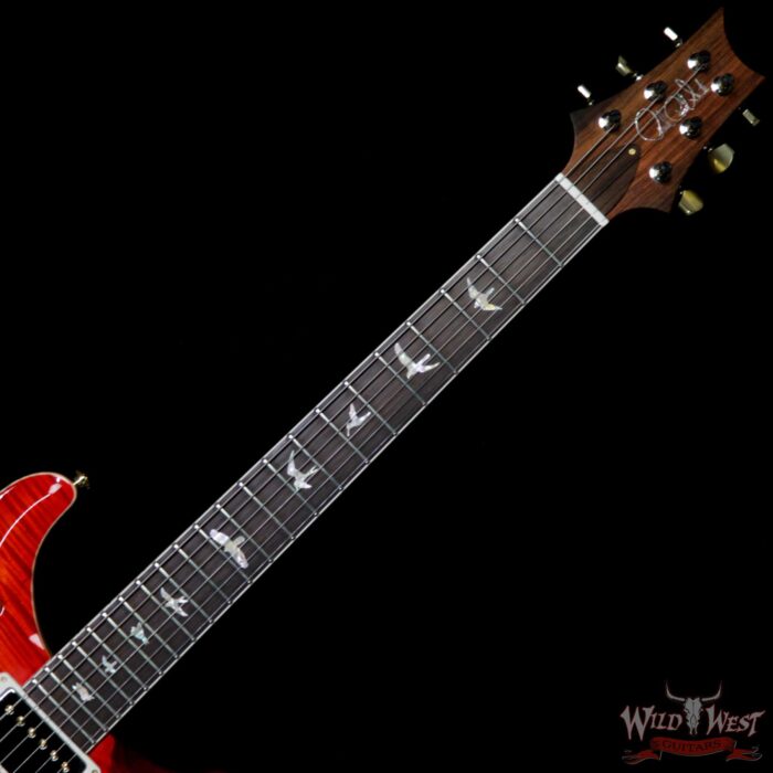 PRS Wild West Guitars 20th Anniversary Limited Run # 22 of 40 Wood Library Artist Package Semi-Hollow McCarty 594 Blood Orange - Image 7