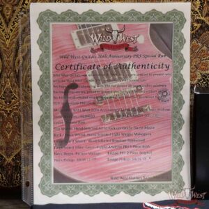 PRS Wild West Guitars 20th Anniversary Limited Run # 30 of 40 Wood Library Artist Package Semi-Hollow McCarty 594 Bonnie Pink - Image 13