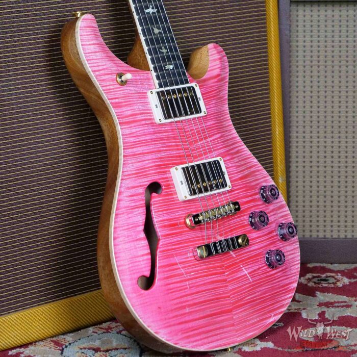 PRS Wild West Guitars 20th Anniversary Limited Run # 30 of 40 Wood Library Artist Package Semi-Hollow McCarty 594 Bonnie Pink - Image 9