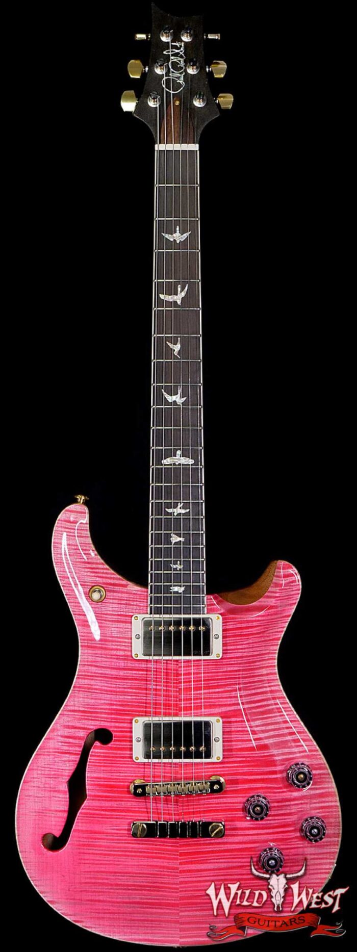 PRS Wild West Guitars 20th Anniversary Limited Run # 30 of 40 Wood Library Artist Package Semi-Hollow McCarty 594 Bonnie Pink - Image 1