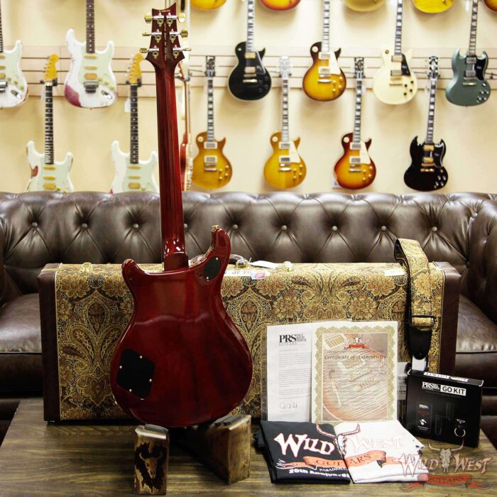 PRS Wild West Guitars 20th Anniversary Limited Run # 23 of 40 Wood Library Artist Package Semi-Hollow McCarty 594 Charcoal Cherry Burst - Image 12