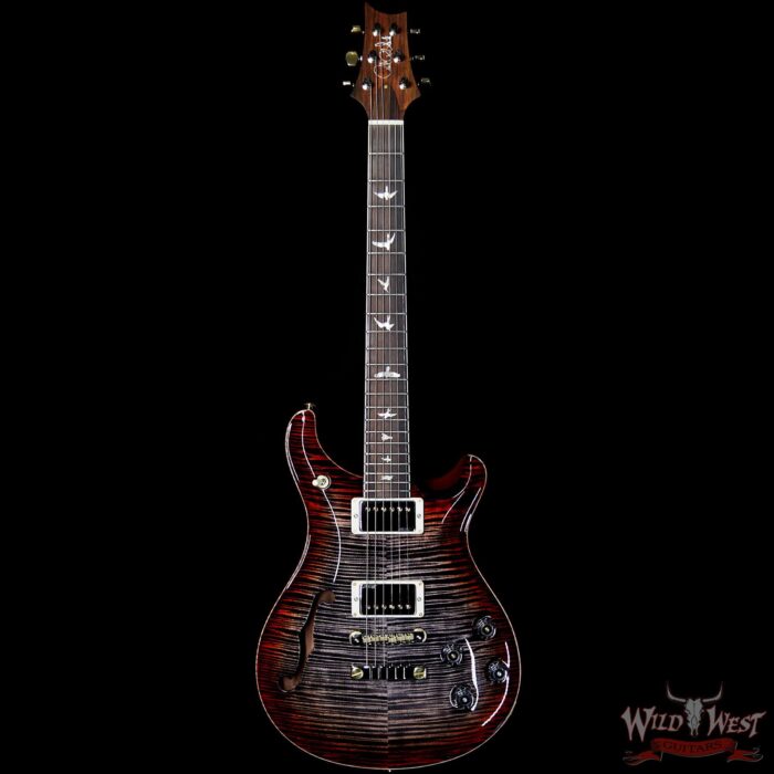 PRS Wild West Guitars 20th Anniversary Limited Run # 23 of 40 Wood Library Artist Package Semi-Hollow McCarty 594 Charcoal Cherry Burst - Image 4