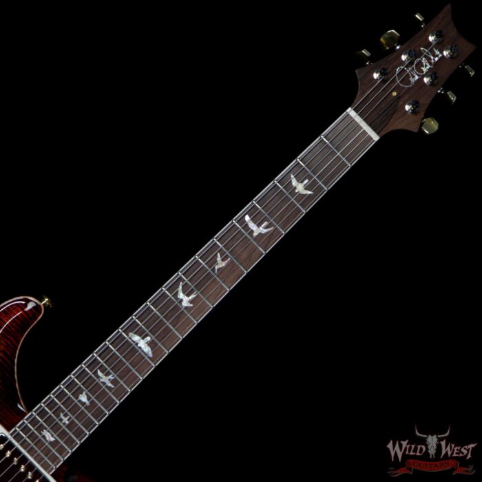 PRS Wild West Guitars 20th Anniversary Limited Run # 24 of 40 Wood Library Artist Package Semi-Hollow McCarty 594 Charcoal Cherry Burst - Image 6