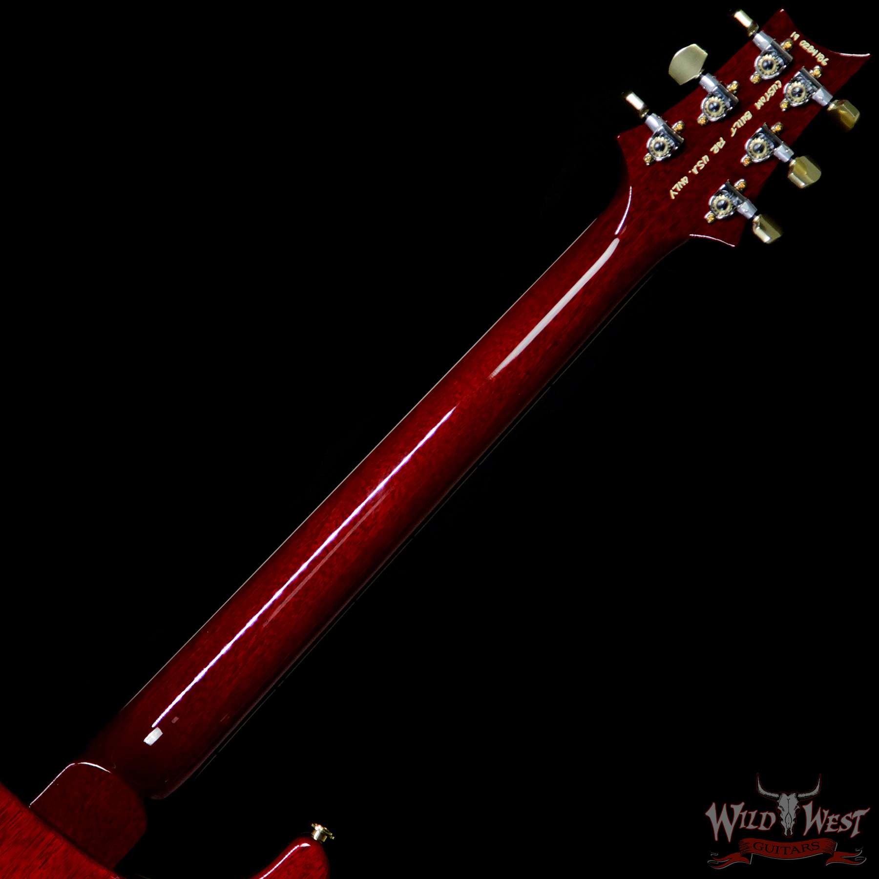 prs-20th-594sh-284186-nb__wwg.jpg PRS Wild West Guitars 20th Anniversary Limited Run # 25 of 40 Wood Library Artist Package Semi-Hollow McCarty 594 Blood Orange - Image 10