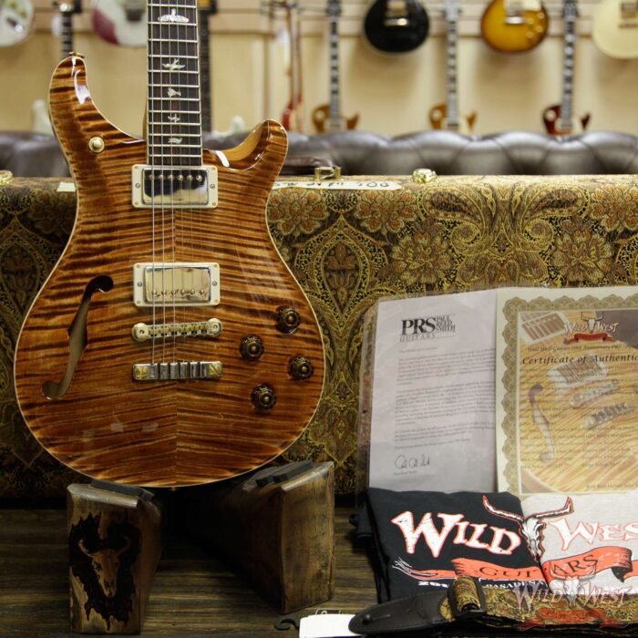 PRS Wild West Guitars 20th Anniversary Limited Run # 26 of 40 Wood Library Artist Package Semi-Hollow McCarty 594 Copperhead - Image 12