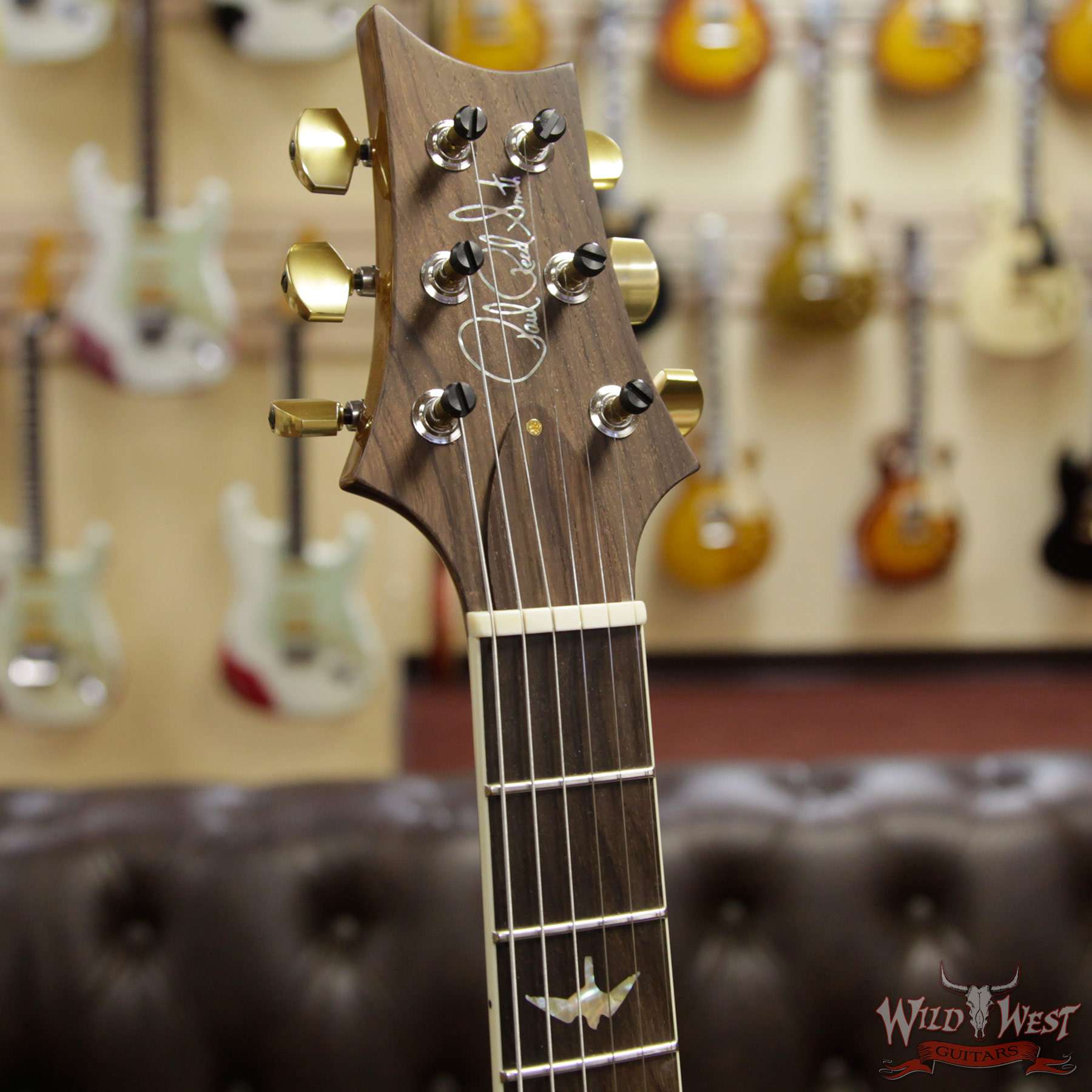 prs-20th-594sh-284188-hf__wwg.jpg PRS Wild West Guitars 20th Anniversary Limited Run # 27 of 40 Wood Library Artist Package Semi-Hollow McCarty 594 River Blue - Image 10