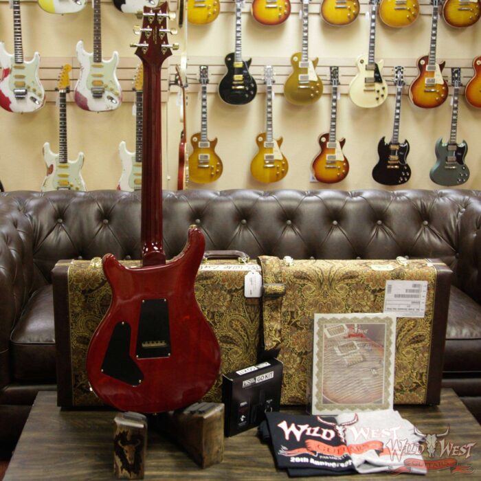 2019 PRS Wild West Guitars 20th Anniversary Limited Run # 39 of 40 Wood Library Artist Package Custom 24 Brazilian Rosewood Fingerboard Charcoal Cherry Burst - Image 13