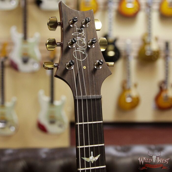 2019 PRS Wild West Guitars 20th Anniversary Limited Run # 39 of 40 Wood Library Artist Package Custom 24 Brazilian Rosewood Fingerboard Charcoal Cherry Burst - Image 6