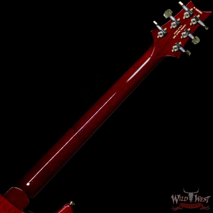 2019 PRS Wild West Guitars 20th Anniversary Limited Run # 39 of 40 Wood Library Artist Package Custom 24 Brazilian Rosewood Fingerboard Charcoal Cherry Burst - Image 9