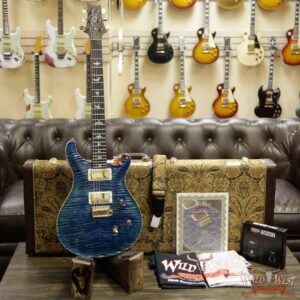 PRS Wild West Guitars 20th Anniversary Limited Run # 38 of 40 Wood Library Artist Package Custom 24 Brazilian Rosewood Fingerboard River Blue - Image 8