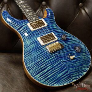 PRS Wild West Guitars 20th Anniversary Limited Run # 38 of 40 Wood Library Artist Package Custom 24 Brazilian Rosewood Fingerboard River Blue - Image 11