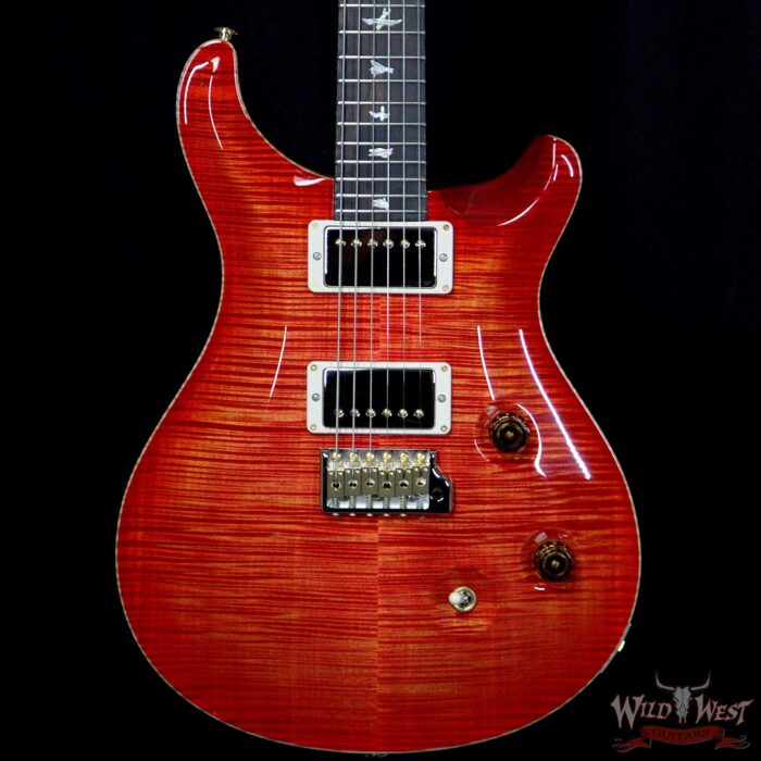 PRS Wild West Guitars 20th Anniversary Limited Run # 36 of 40 Wood Library Artist Package Custom 24 Brazilian Rosewood Fingerboard Blood Orange - Image 3