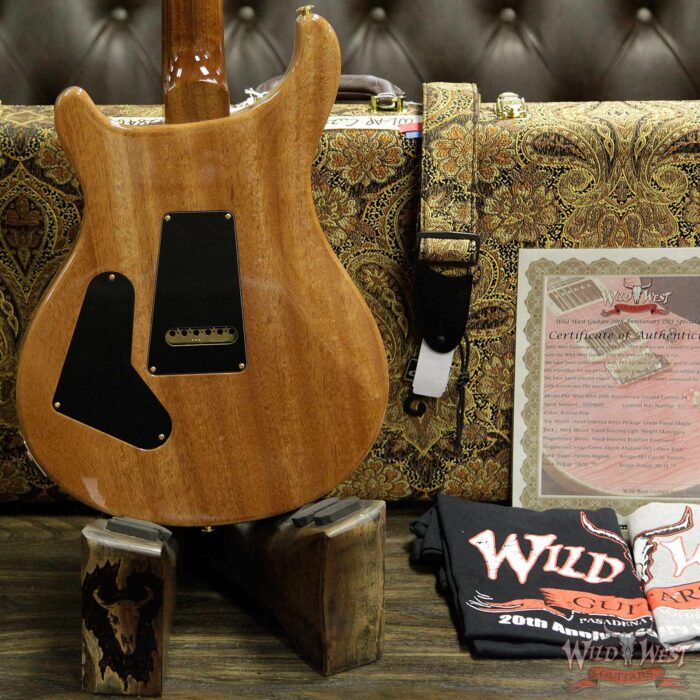 PRS Wild West Guitars 20th Anniversary Limited Run # 37 of 40 Wood Library Artist Package Custom 24 Brazilian Rosewood Fingerboard Bonnie Pink - Image 14