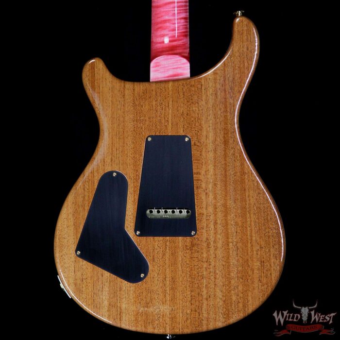 PRS Wild West Guitars 20th Anniversary Limited Run # 34 of 40 Wood Library Artist Package Custom 24 Flame Maple Neck Bonnie Pink - Image 6