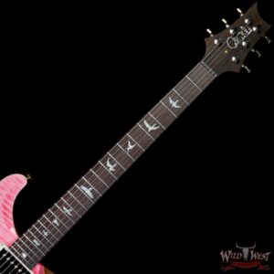 PRS Wild West Guitars 20th Anniversary Limited Run # 34 of 40 Wood Library Artist Package Custom 24 Flame Maple Neck Bonnie Pink - Image 8