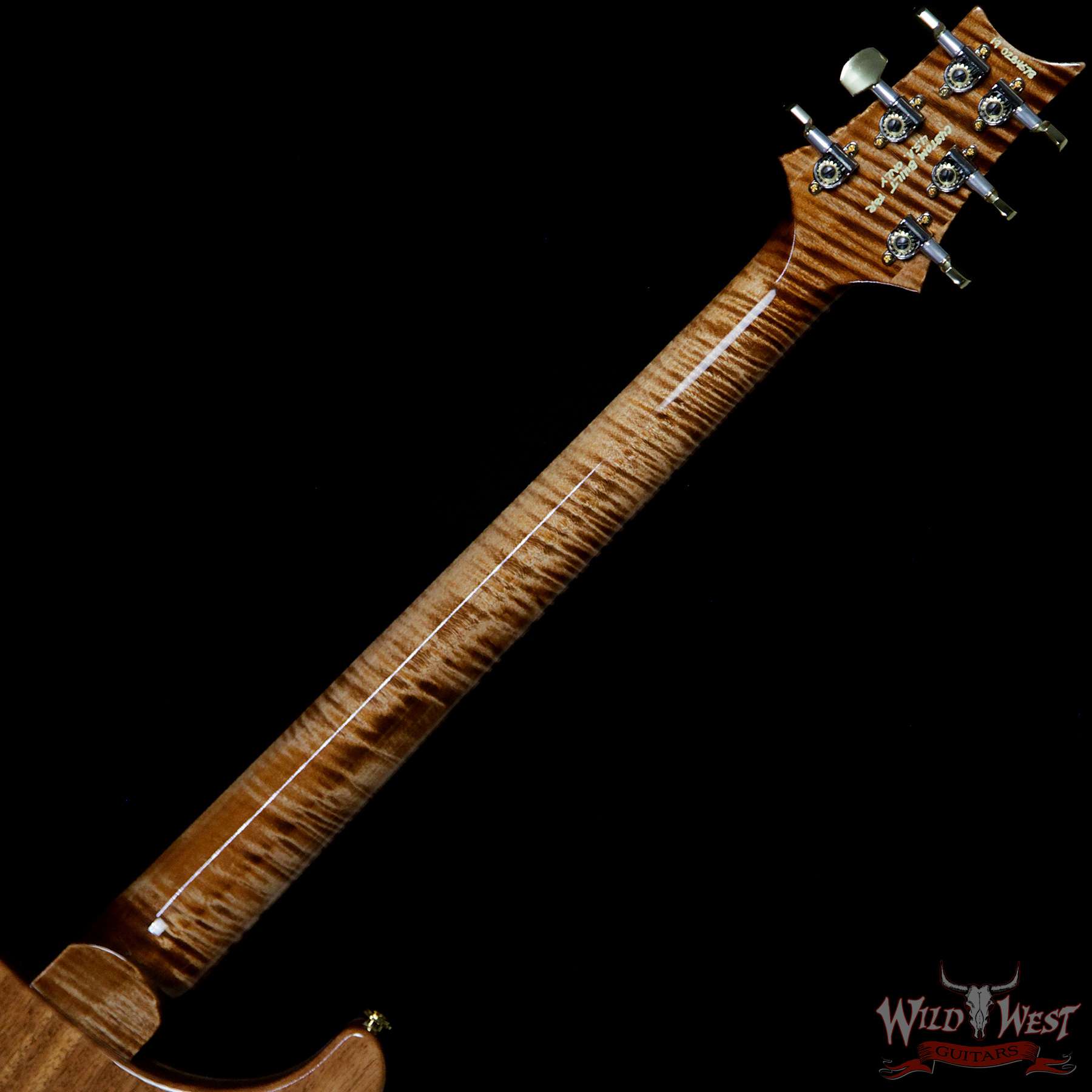 prs-20th-cu24fn-284678-nb__wwg.jpg PRS Wild West Guitars 20th Anniversary Limited Run # 33 of 40 Wood Library Artist Package Custom 24 Flame Maple Neck Copperhead - Image 10