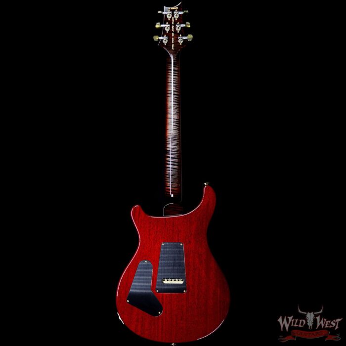 PRS Wild West Guitars 20th Anniversary Limited Run # 31 of 40 Wood Library Artist Package Custom 24 Flame Maple Neck Charcoal Cherry Burst - Image 5