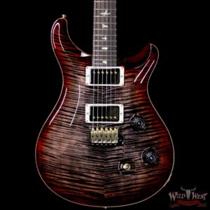 PRS Wild West Guitars 20th Anniversary Limited Run # 31 of 40 Wood Library Artist Package Custom 24 Flame Maple Neck Charcoal Cherry Burst - Image 3
