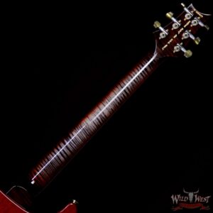 PRS Wild West Guitars 20th Anniversary Limited Run # 31 of 40 Wood Library Artist Package Custom 24 Flame Maple Neck Charcoal Cherry Burst - Image 10