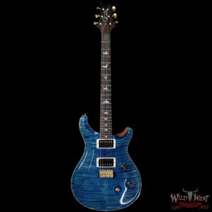 PRS Wild West Guitars 20th Anniversary Limited Run # 32 of 40 Wood Library Artist Package Custom 24 Flame Maple Neck River Blue - Image 4